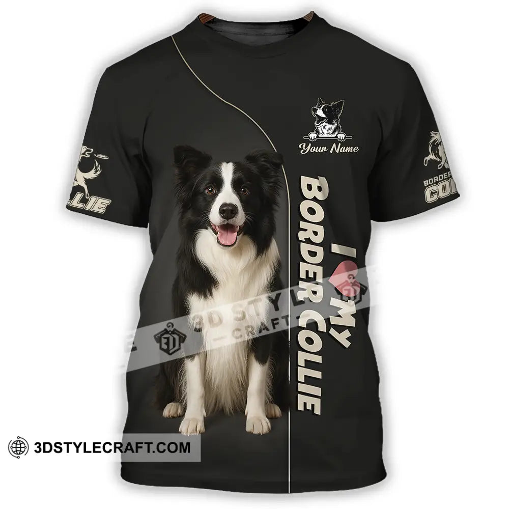 Unisex Shirt - Custom Border Collie Shirt T-Shirt / S T-shirt