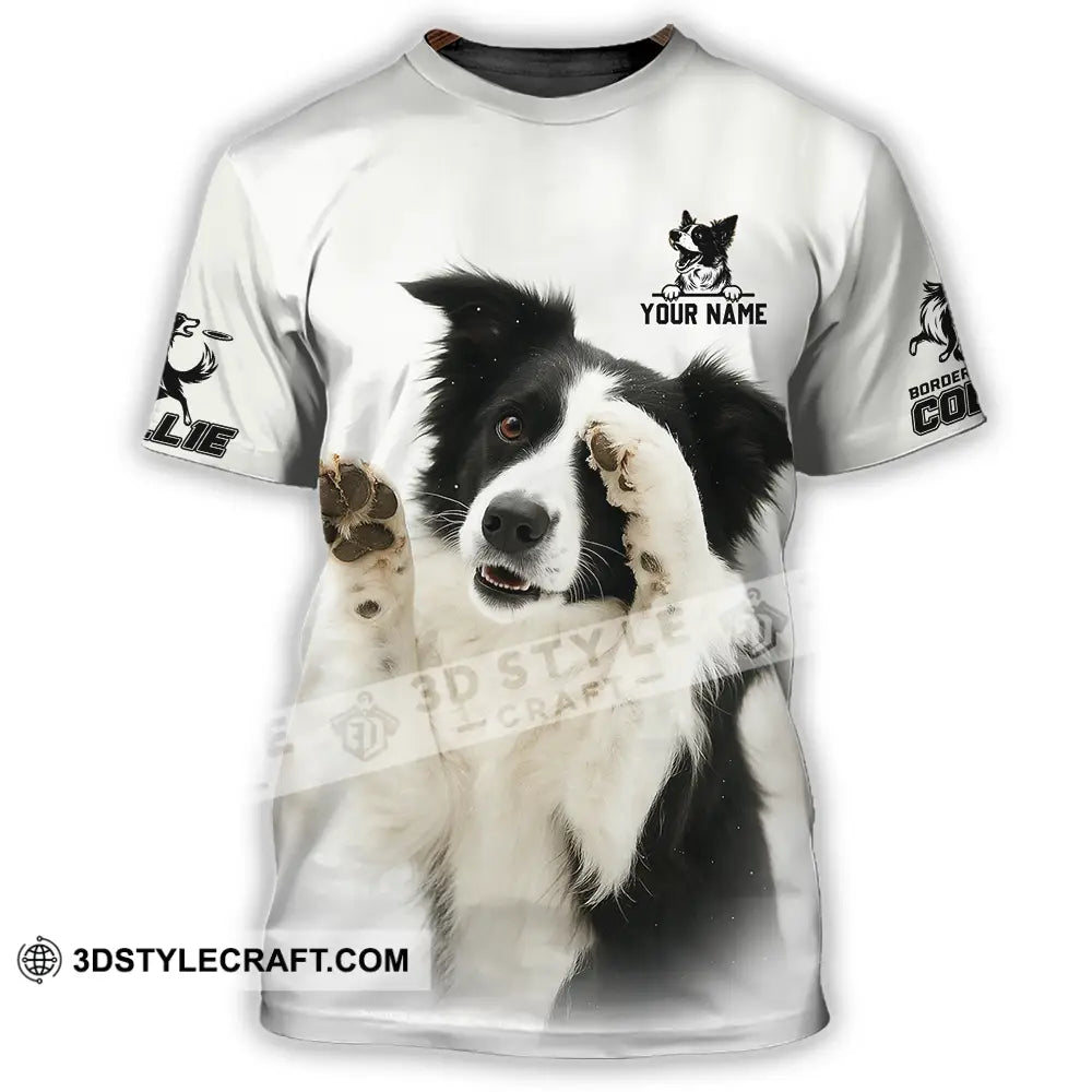 Unisex Shirt - Custom Border Collie Shirt T-Shirt / S T-shirt