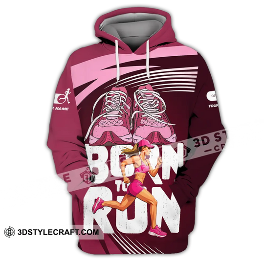 Unisex Shirt - Custom Born To Run 3D Shirt style option 2