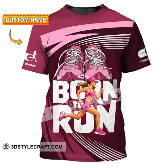 Unisex Shirt - Custom Born To Run 3D Shirt style option 1