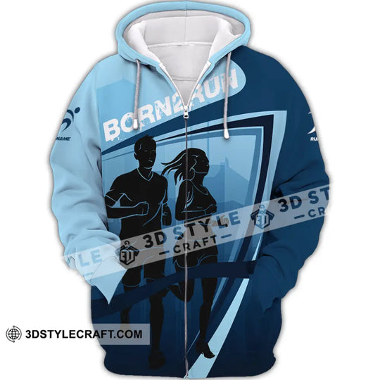 Unisex Shirt - Custom Born To Run 3D Shirt style option 2