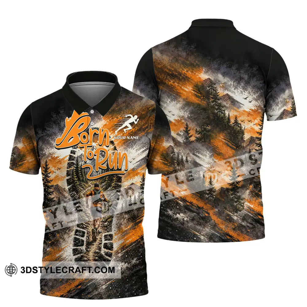 Unisex Shirt - Custom Born To Run Shirt - Polo Shirt / S - T-shirt