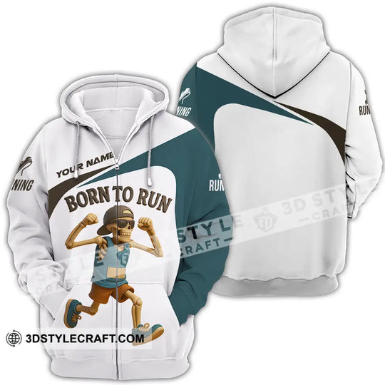 Unisex Shirt - Custom Born To Run, Running Lover Sport Shirt style option 4
