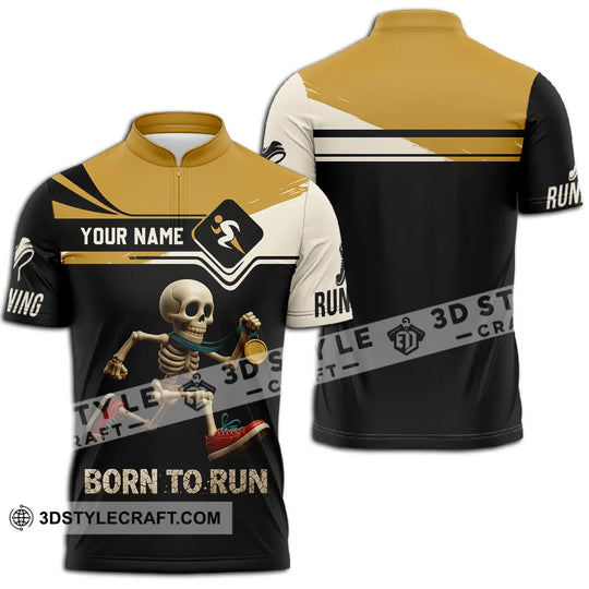 Unisex Shirt - Custom Born To Run, Running Lover Sport Shirt style option 2