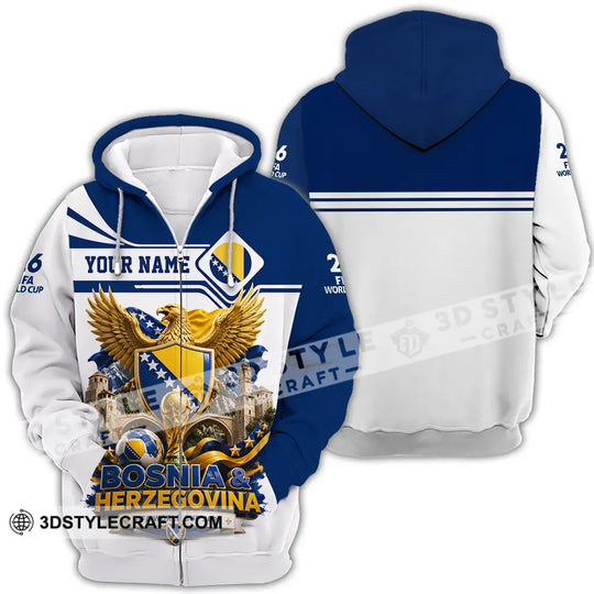 Unisex Shirt - Custom Bosnia And Herzegovina World Cup 2026 Shirt style option 4