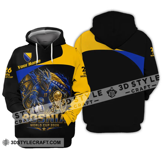 Unisex Shirt - Custom Bosnia World Cup 2026 Shirt style option 3