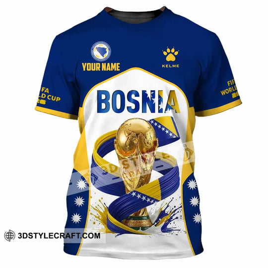 Unisex Shirt - Custom Bosnia World Cup 2026 Shirt style option 4