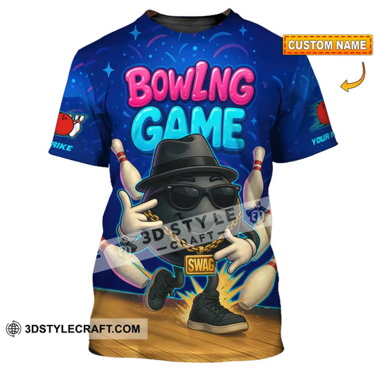 Unisex Shirt - Custom Bowling Game Swag Shirt style option 1