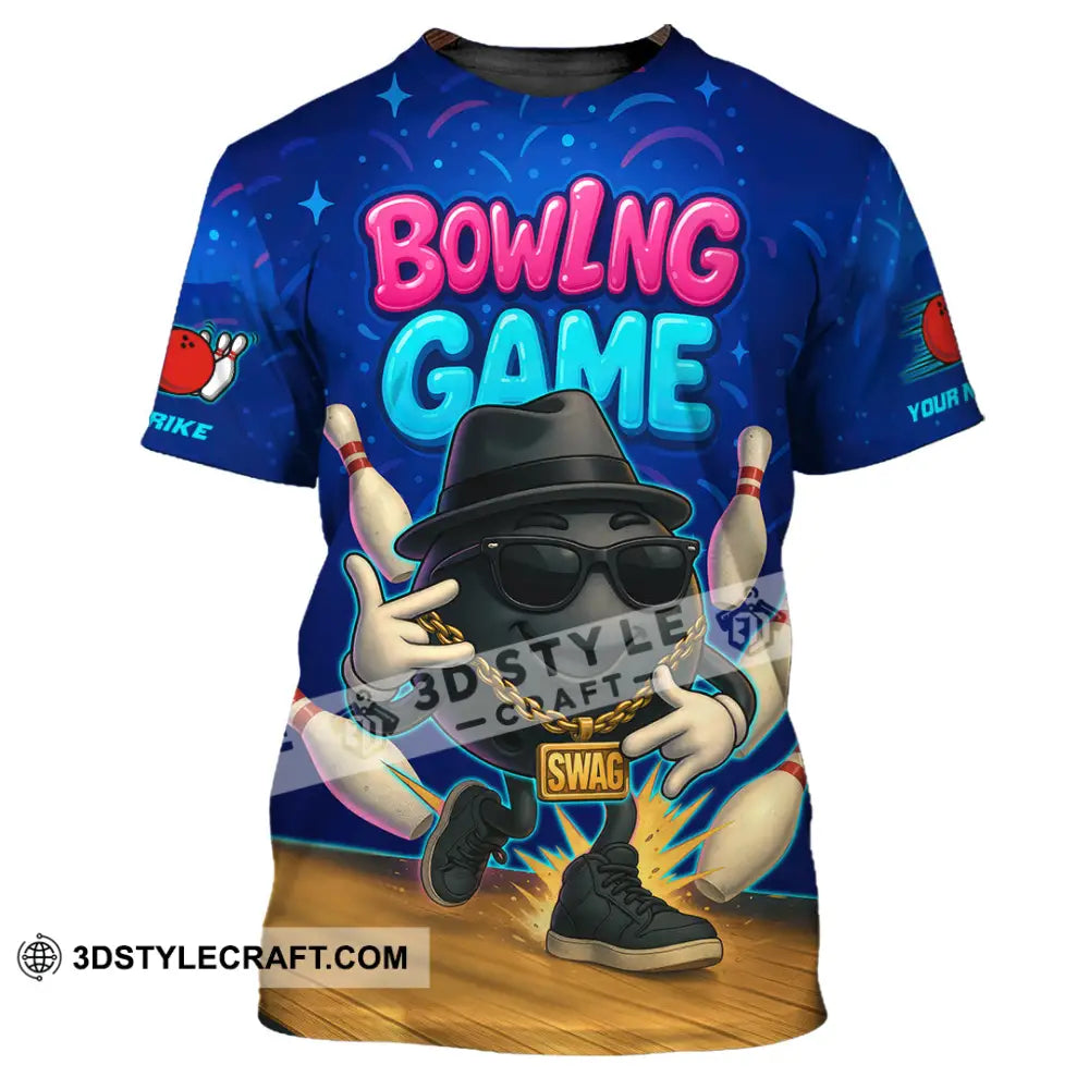 Unisex Shirt - Custom Bowling Game Swag Shirt T-Shirt / S T-shirt