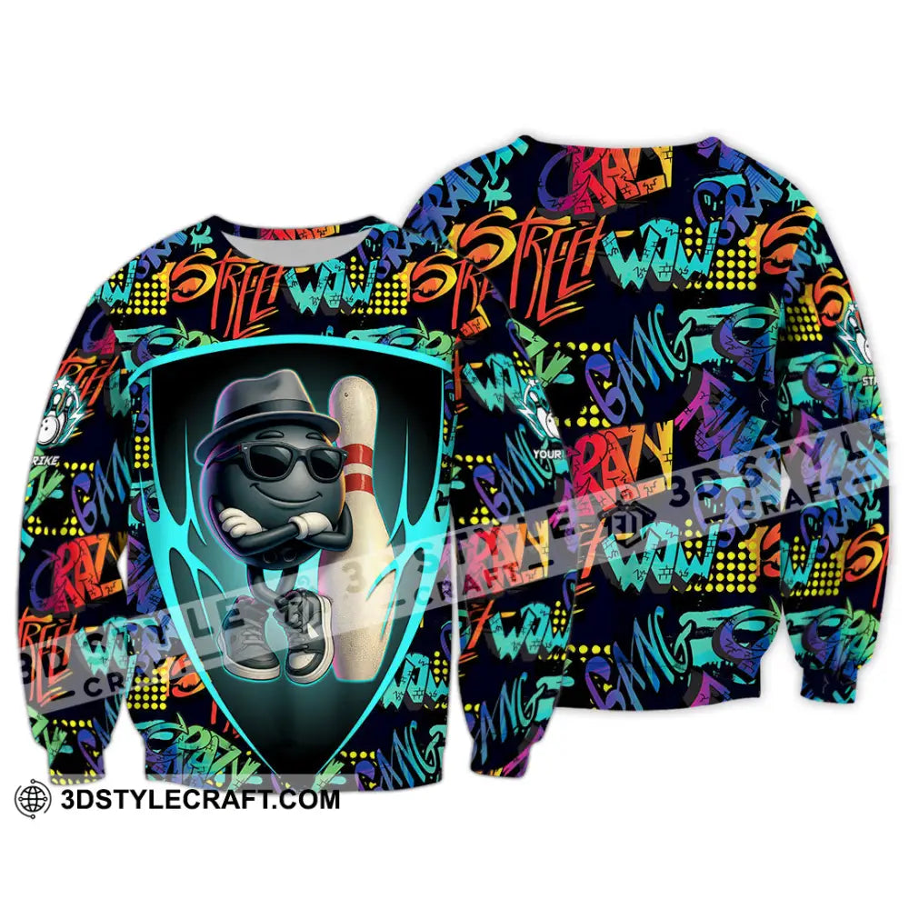 Unisex Shirt - Custom Bowling Gang Shirt Long Sleeve / S T-shirt