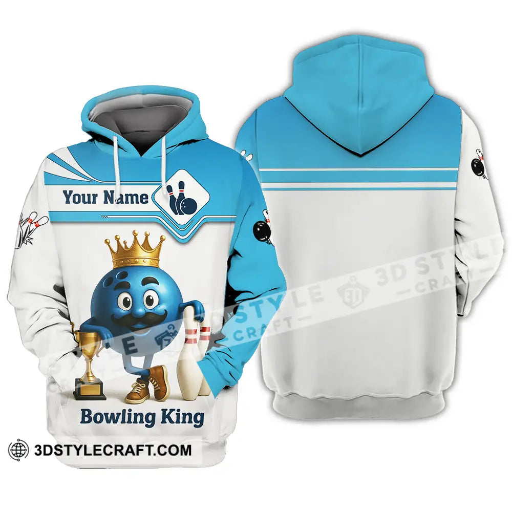 Unisex Shirt - Custom Bowling King Shirt Hoodie / S T-shirt