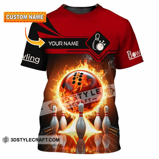 Unisex Shirt - Custom Bowling Player Shirt T-shirt