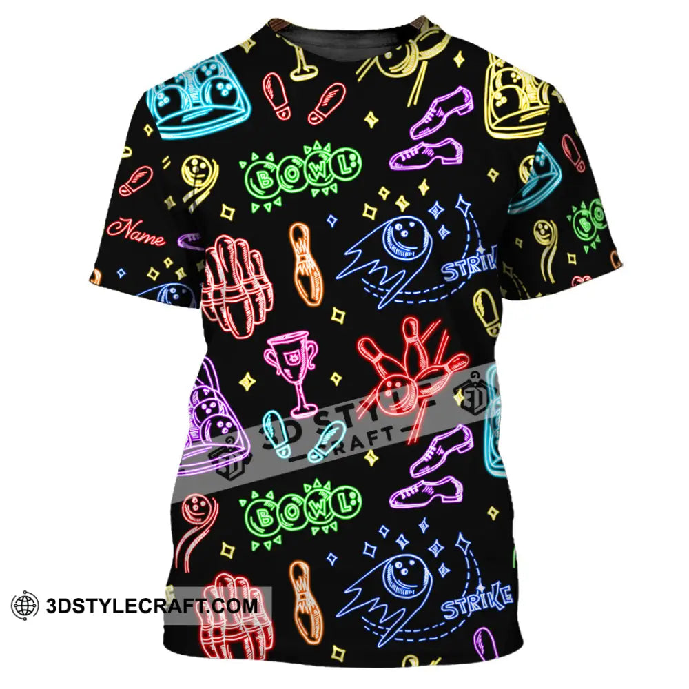 Unisex Shirt - Custom Bowling Strike Shirt T-Shirt / S T-shirt