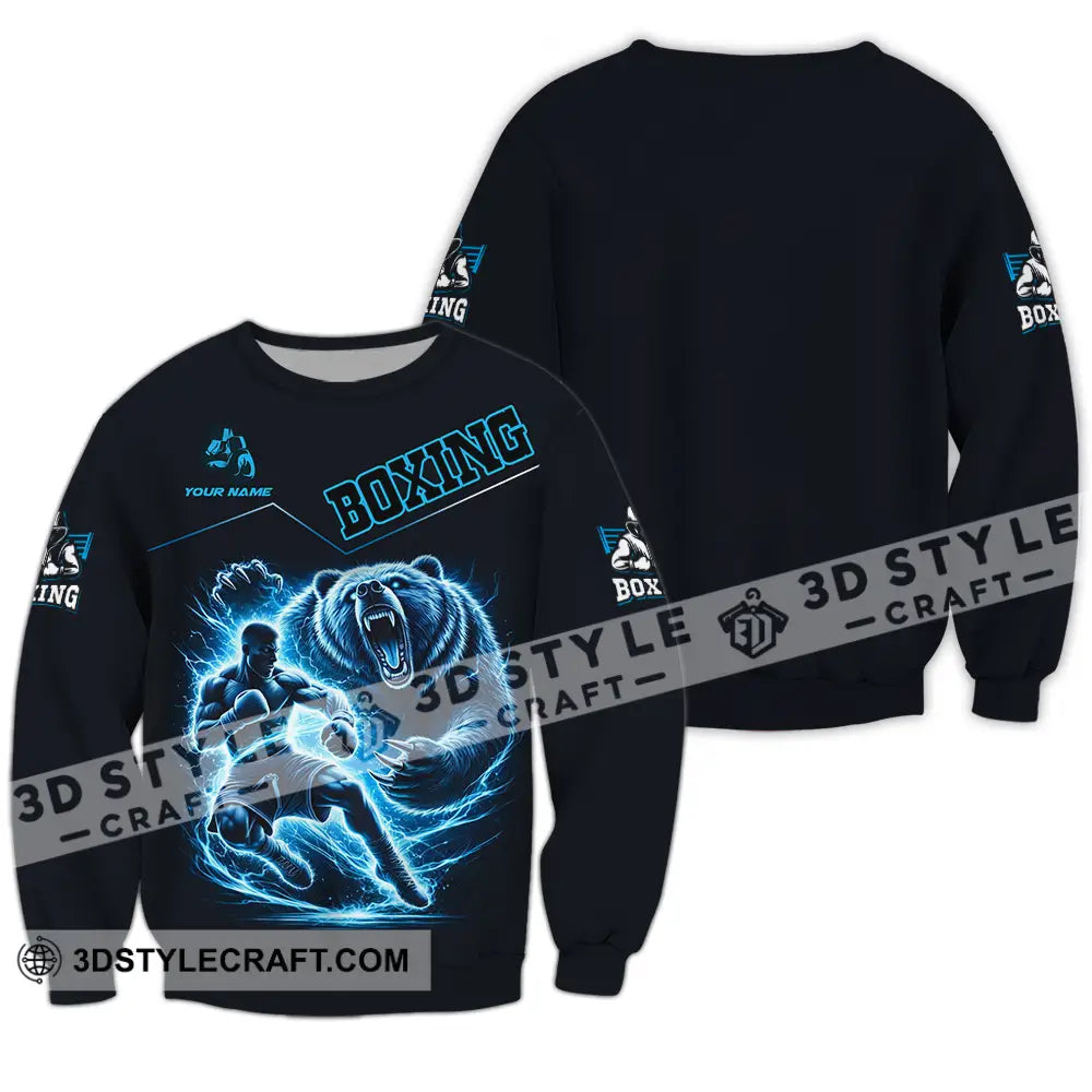 Unisex Shirt - Custom Boxing 3D Shirt Long Sleeve / S T-shirt