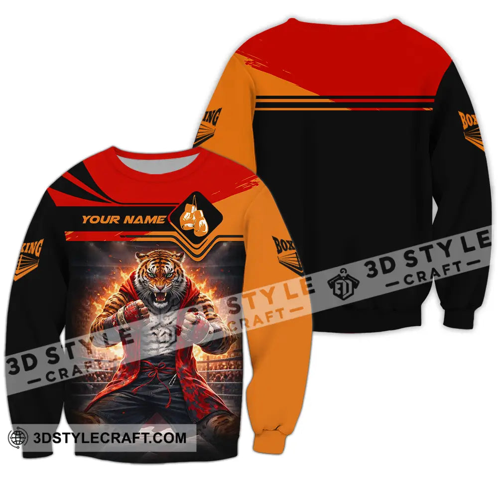 Unisex Shirt - Custom Boxing 3D Shirt Long Sleeve / S T-shirt