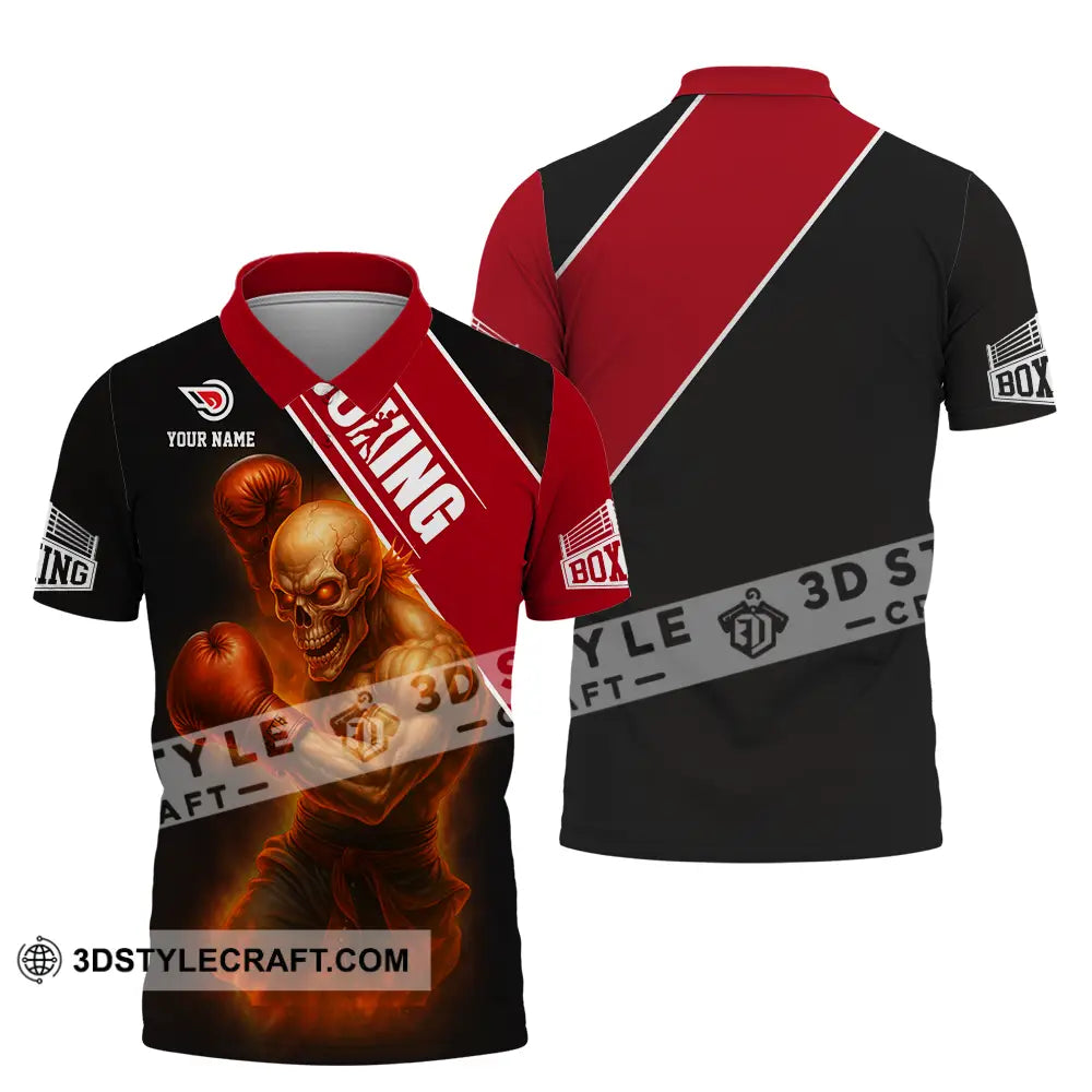 Unisex Shirt - Custom Boxing 3D Shirt Polo Shirt / S T-shirt