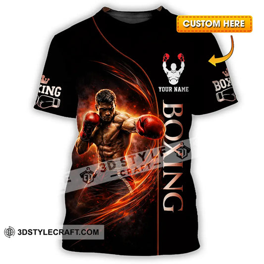 Unisex Shirt - Custom Boxing 3D Shirt - T-shirt