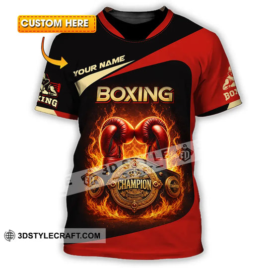 Unisex Shirt - Custom Boxing 3D Shirt style option 1