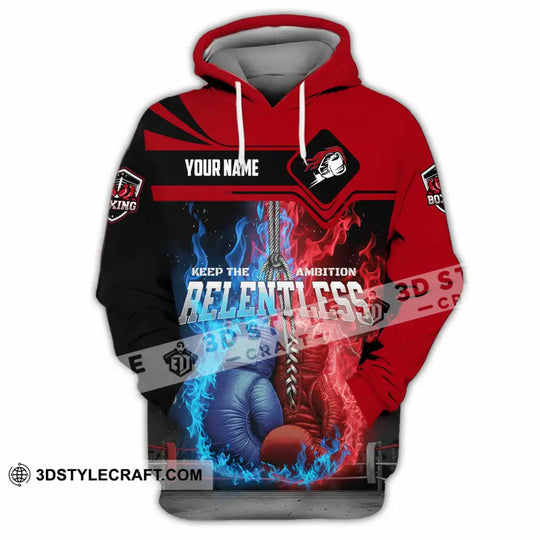 Unisex Shirt - Custom Boxing Keep The Ambition Release 3D Shirt style option 2