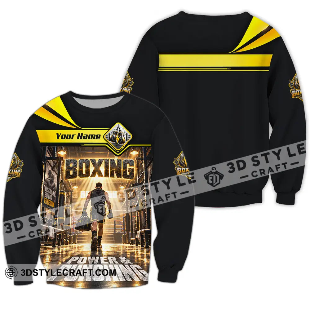 Unisex Shirt - Custom Boxing Shirt - Long Sleeve / S - T-shirt