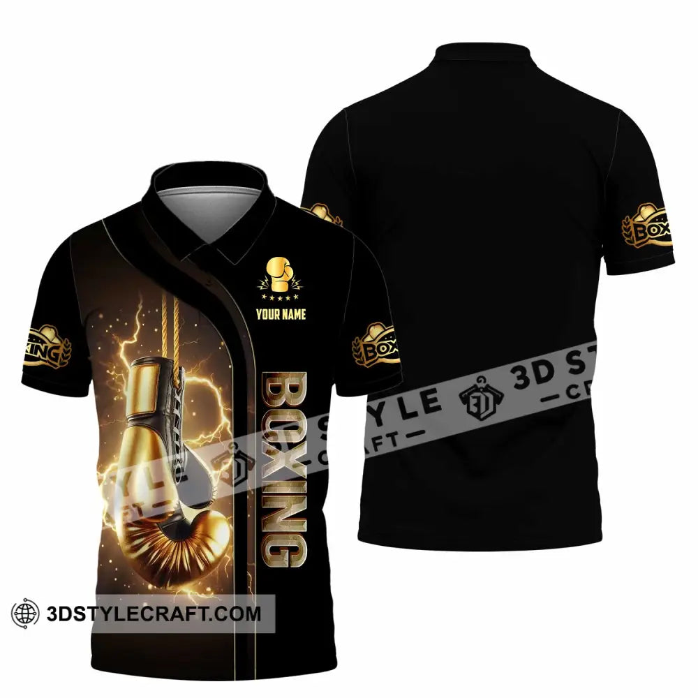 Unisex Shirt - Custom Boxing Lover Sport Shirt Polo Shirt / S T-shirt