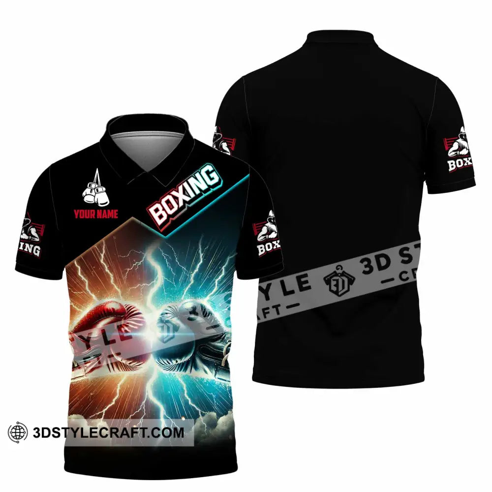 Unisex Shirt - Custom Boxing Lover Sport Shirt Polo Shirt / S T-shirt