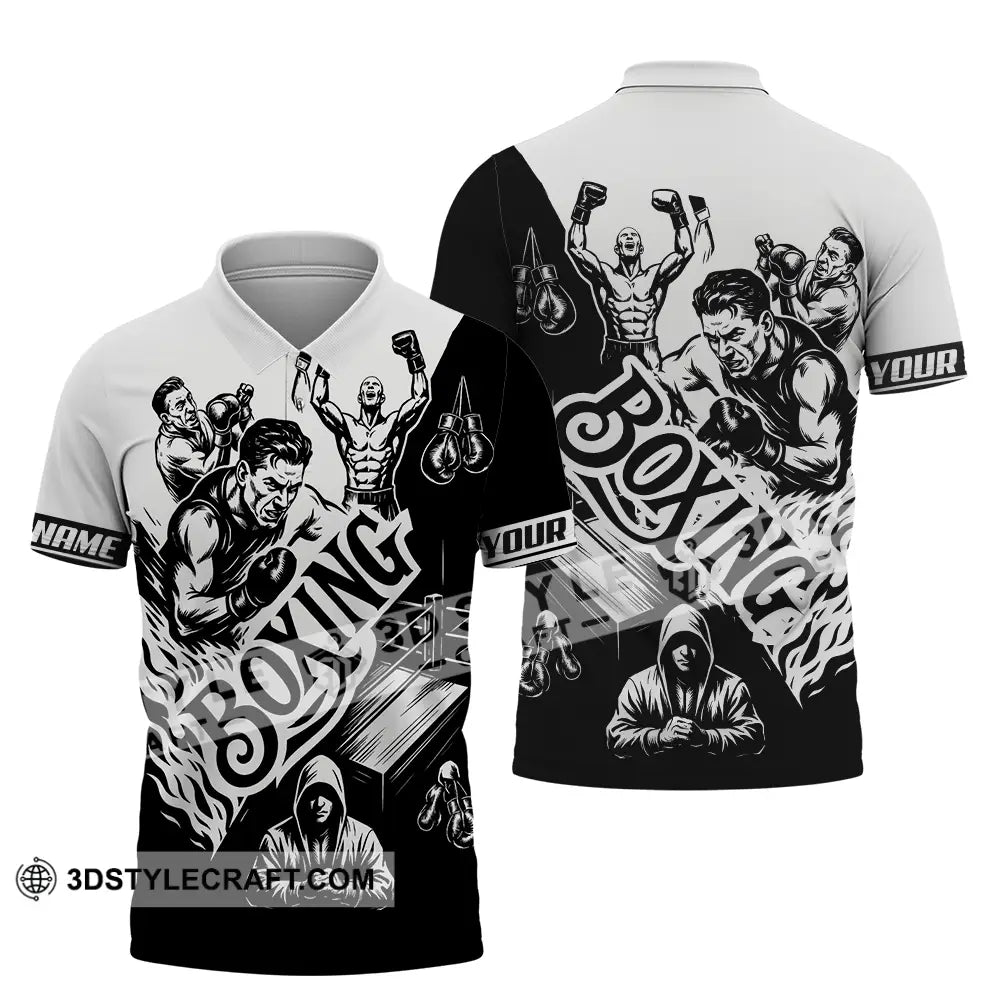 Unisex Shirt - Custom Boxing Men Shirt Polo Shirt / S T-shirt
