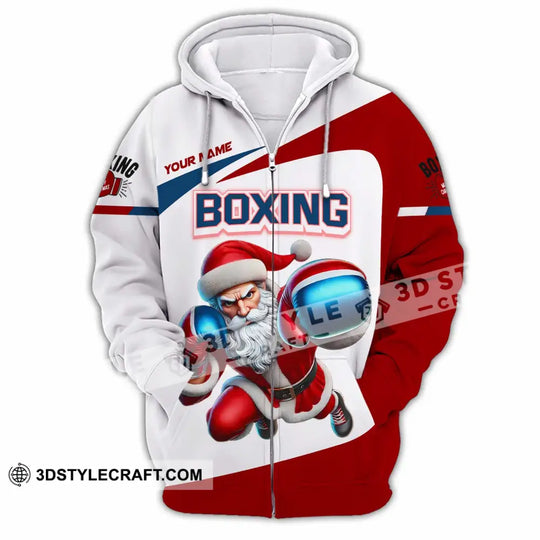 Unisex Shirt - Custom Boxing Santa Shirt style option 3