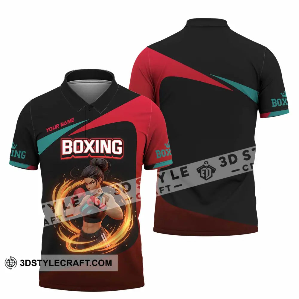 Unisex Shirt Custom Boxing Sport Shirt Polo Shirt / S T shirt
