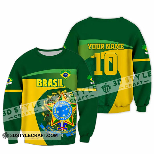 Unisex Shirt - Custom Brasil 3D Shirt style option 4