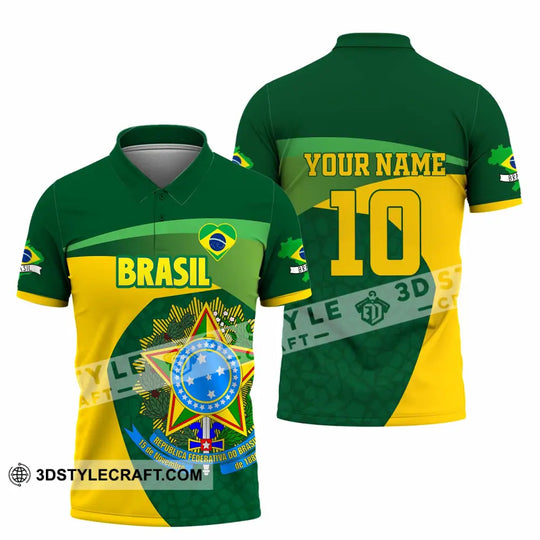 Unisex Shirt - Custom Brasil 3D Shirt style option 3