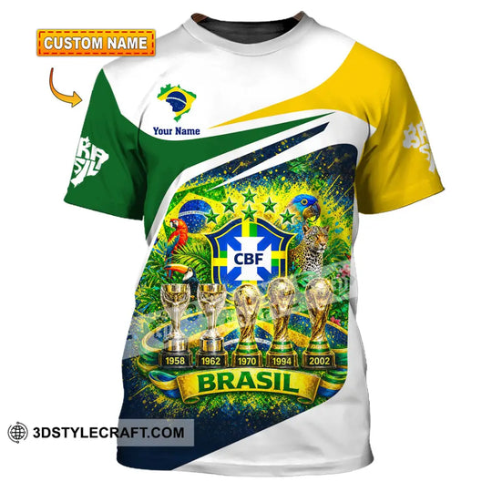 Unisex Shirt - Custom Brasil 3D Shirt style option 1