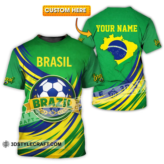 Unisex Shirt - Custom Brasil 3D Shirt T-shirt