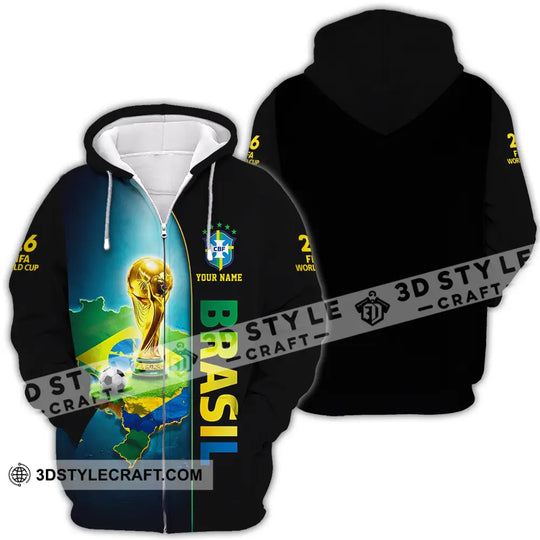 Unisex Shirt - Custom Brasil 3D Shirt style option 4