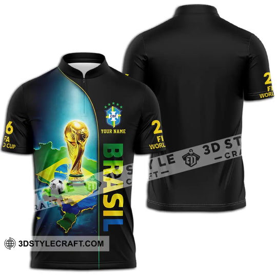 Unisex Shirt - Custom Brasil 3D Shirt style option 2