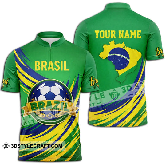Unisex Shirt - Custom Brasil 3D Shirt style option 3