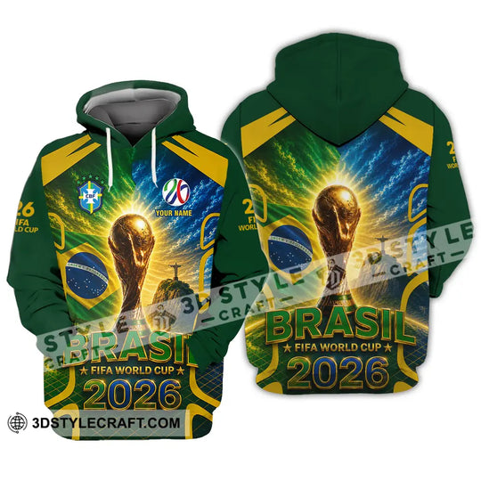 Unisex Shirt - Custom Brasil World Cup 2026 Shirt style option 3