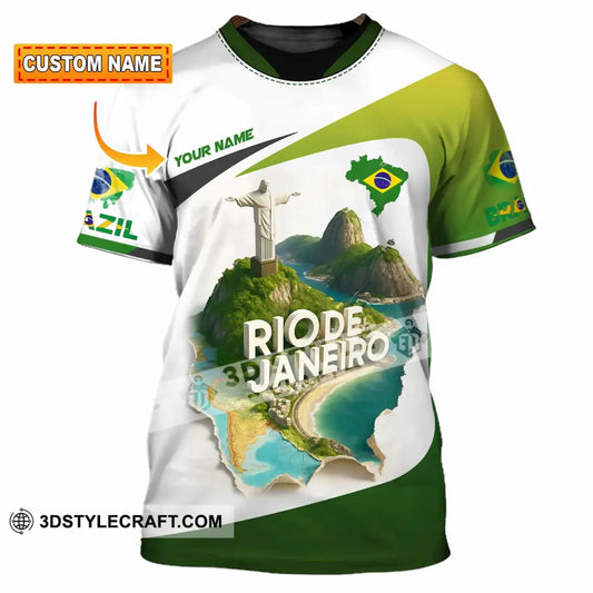Unisex Shirt - Custom Brazil 3D Shirt T-shirt