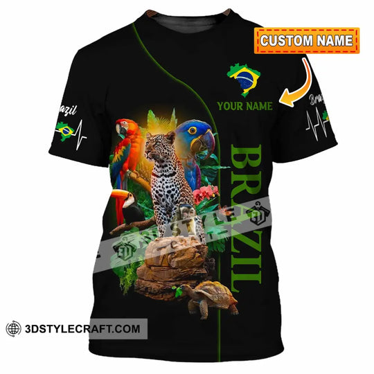 Unisex Shirt - Custom Brazil 3D Shirt style option 1