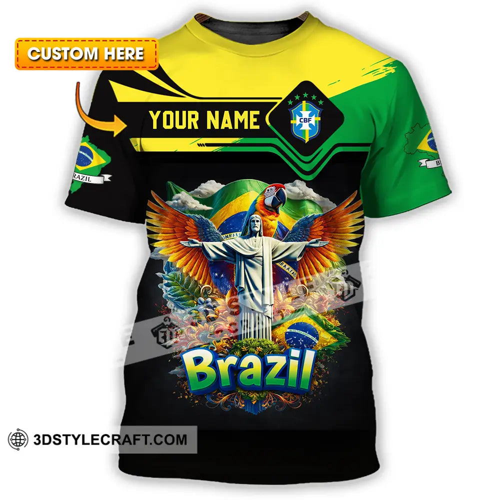 Unisex Shirt - Custom Brazil 3D Shirt T-shirt