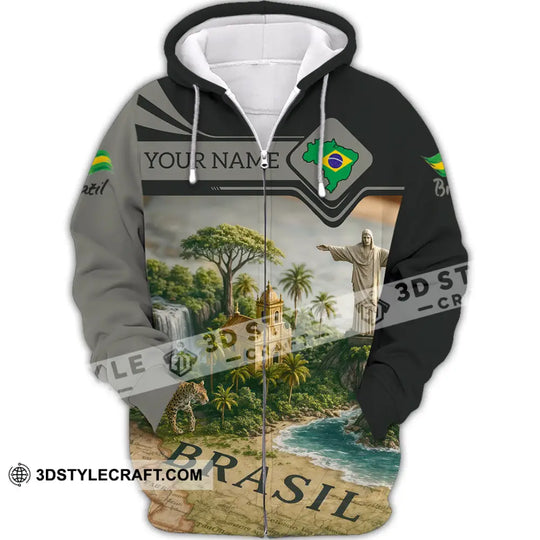 Unisex Shirt - Custom Brazil 3D Shirt style option 2