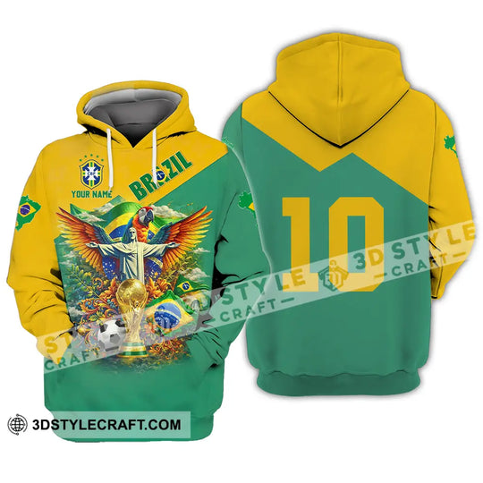 Unisex Shirt - Custom Brazil World Cup 3D Shirt style option 3