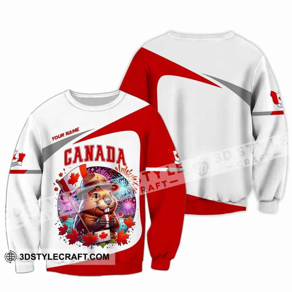 Unisex Shirt - Custom Canada Shirt Long Sleeve / S T-shirt