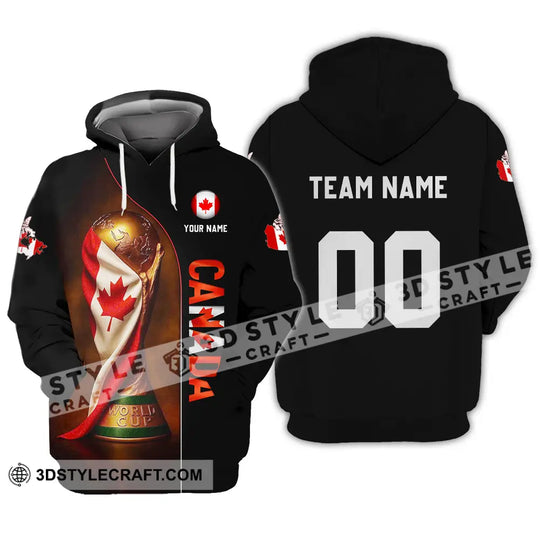 Unisex Shirt - Custom Canada World Cup 2026 3D Shirt style option 4