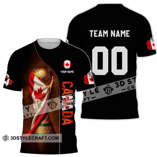 Unisex Shirt - Custom Canada World Cup 2026 3D Shirt style option 2