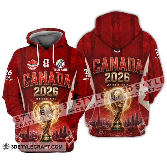 Unisex Shirt - Custom Canada World Cup 2026 Shirt style option 3