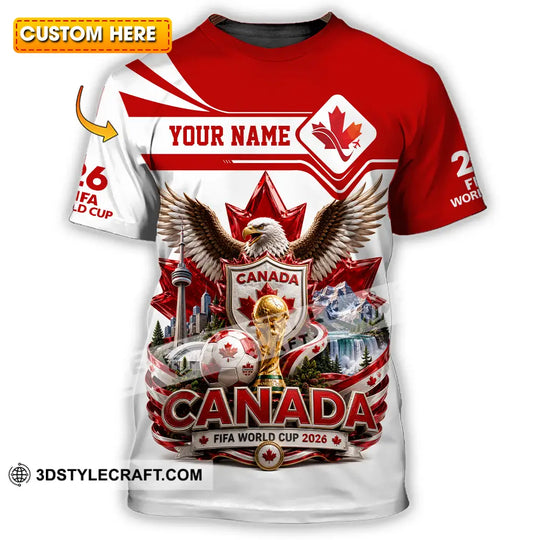 Unisex Shirt - Custom Canada World Cup 2026 Shirt style option 1