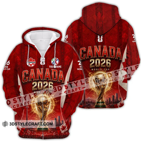 Unisex Shirt - Custom Canada World Cup 2026 Shirt style option 4