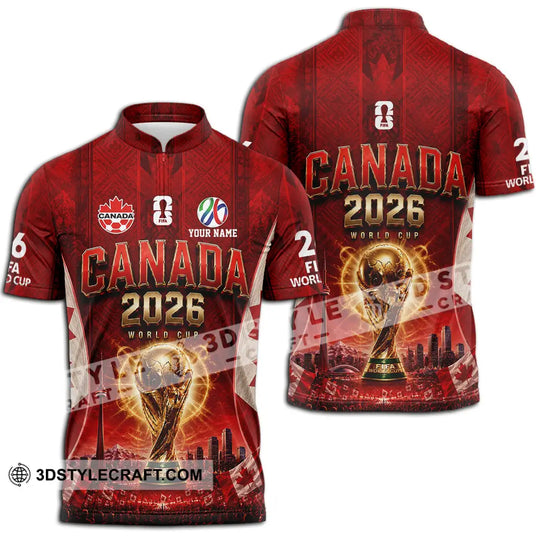 Unisex Shirt - Custom Canada World Cup 2026 Shirt style option 2