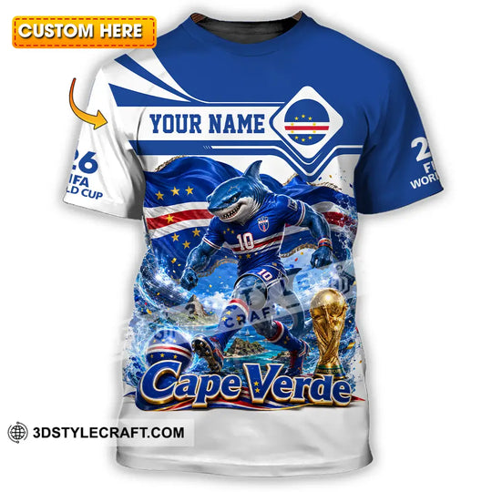 Unisex Shirt - Custom Cape Verde World Cup 2026 Shirt style option 1